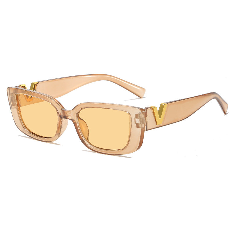Stylische Quadratische Rahmen Sonnenbrille Karnz