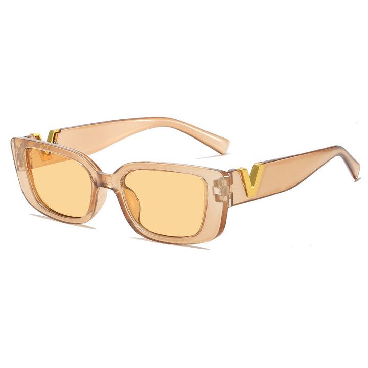 Stylische Quadratische Rahmen Sonnenbrille Karnz