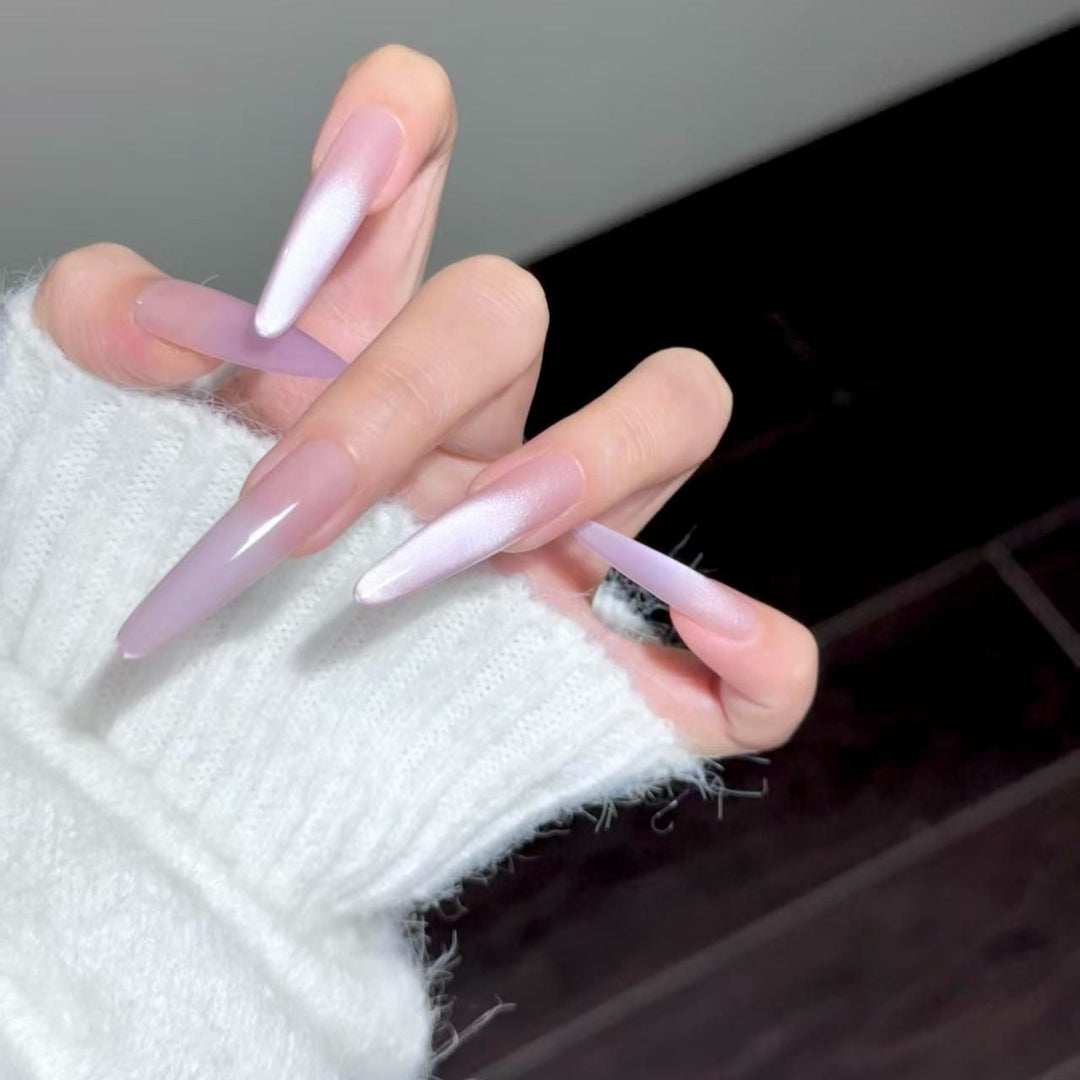 Ombre Stiletto Nagelverlängerungen