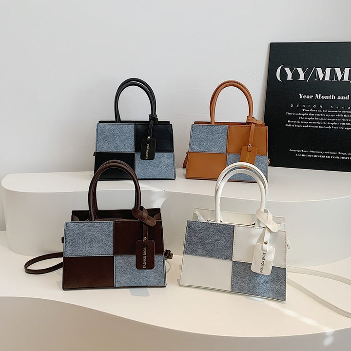 Geometrisch Muster Handtasche Karnz