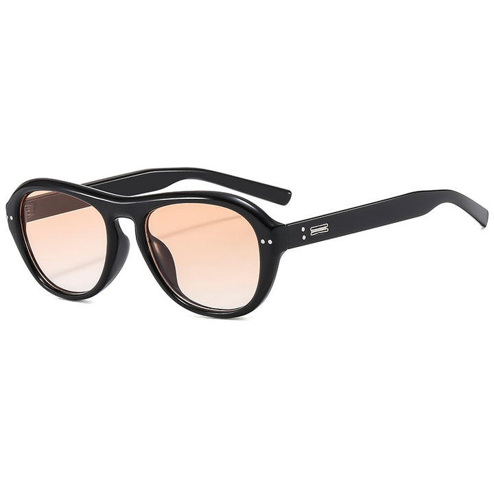 Damen modische Brille mit modischem gestreckt Rahmen und hochwertigem Kunststoff Karnz