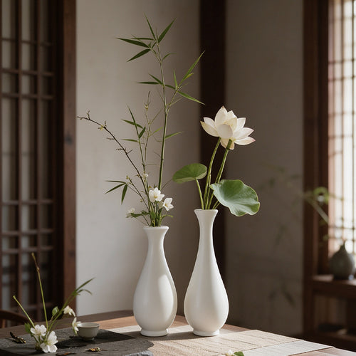 Elegante dekorative Keramikvase Karnz