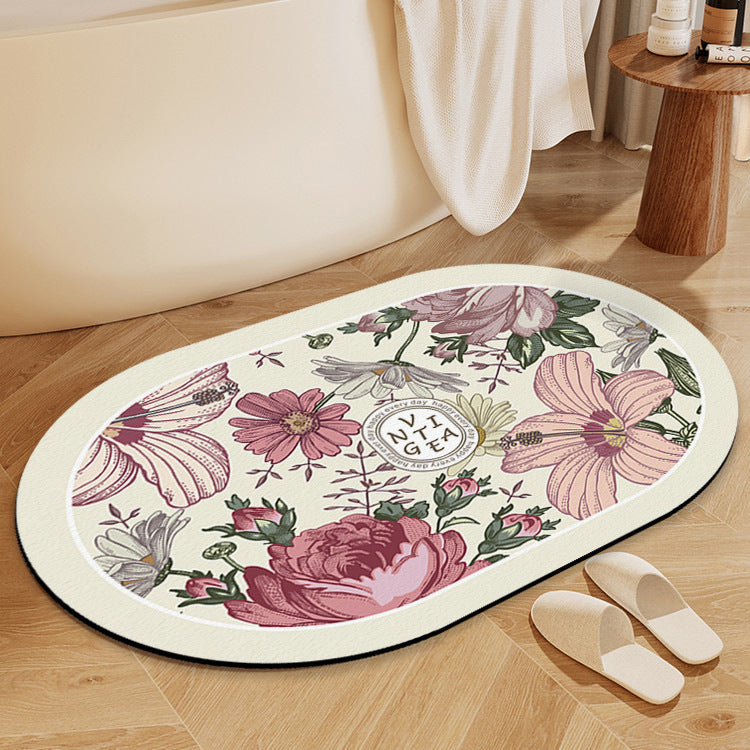 Blumenmotiv Innenbereich Matte