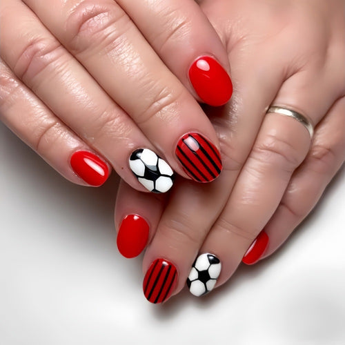 Kreative Fußball-Nageldesigns Karnz