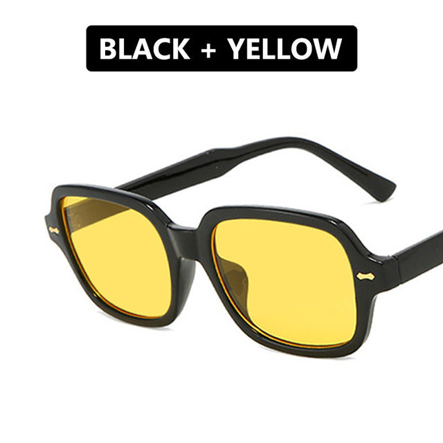 Damen quadratische Sonnenbrille mit stylishem und robustem Rahmen Karnz