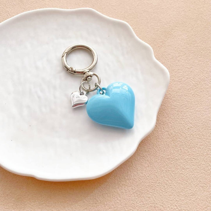 Herzförmiger Charm Schlüsselanhänger Karnz