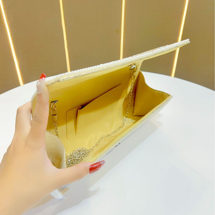 Beadete Abendclutch