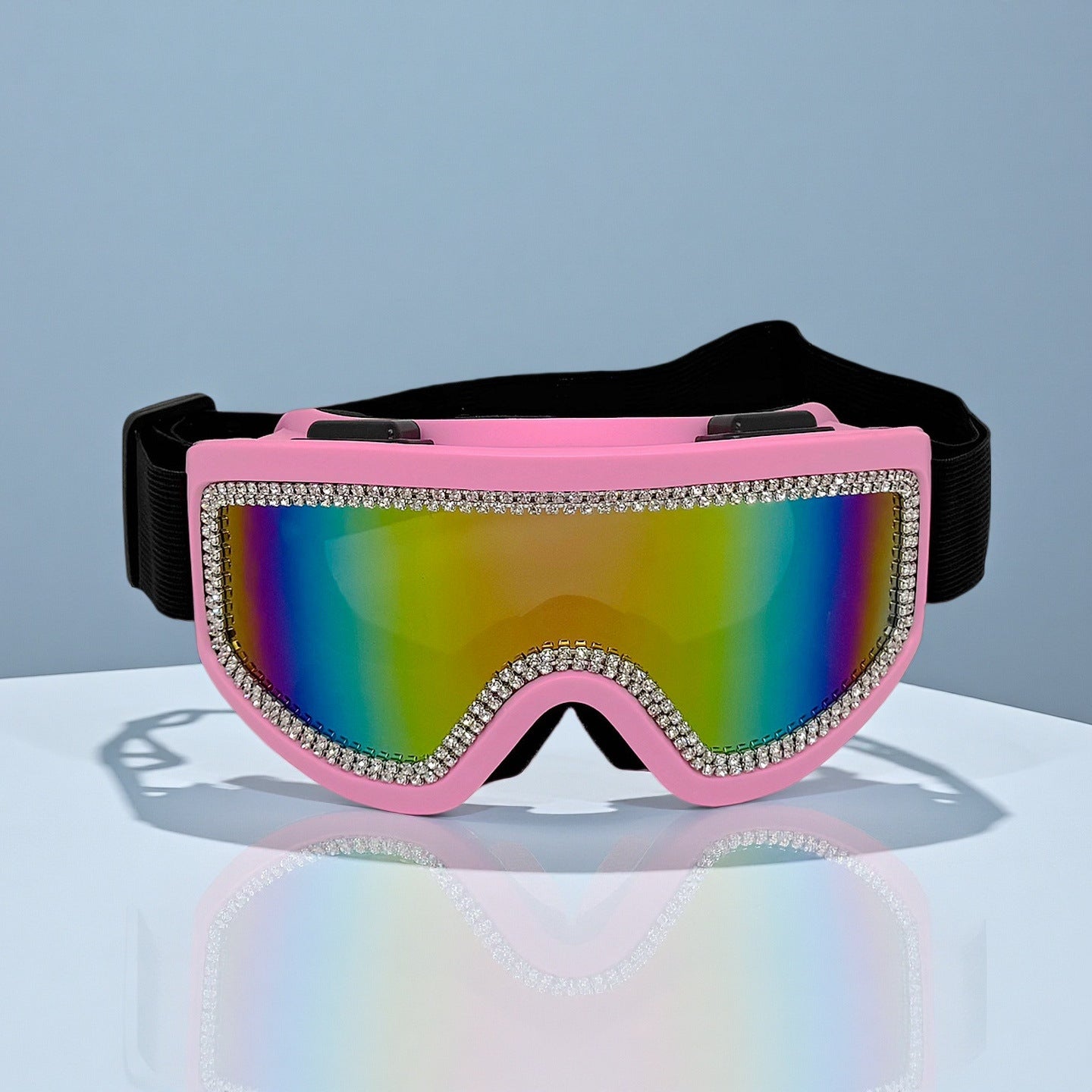 Damen Glamouröse Skibrille Karnz