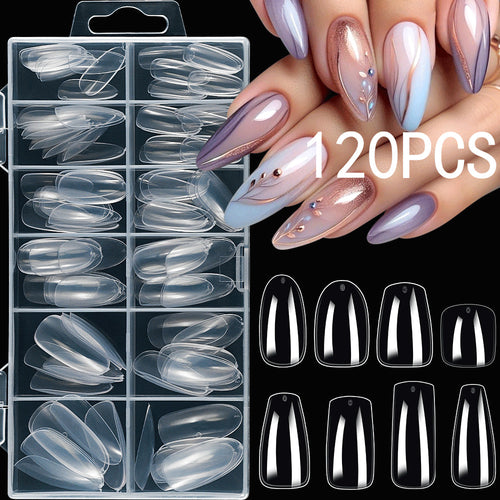 Premium French Tip Nagelkunstsets Karnz