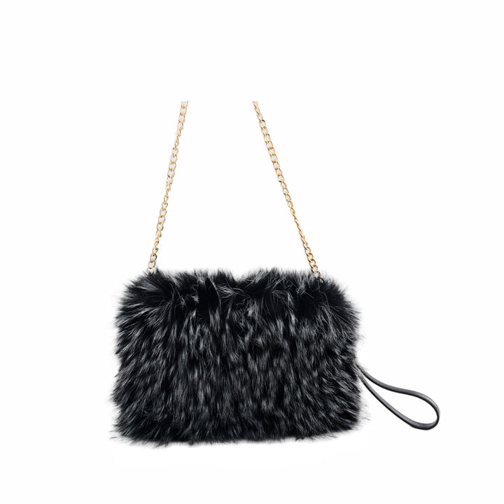 Faux Fur Abendtasche