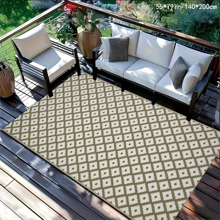 Outdoor Schachbrett-Teppich