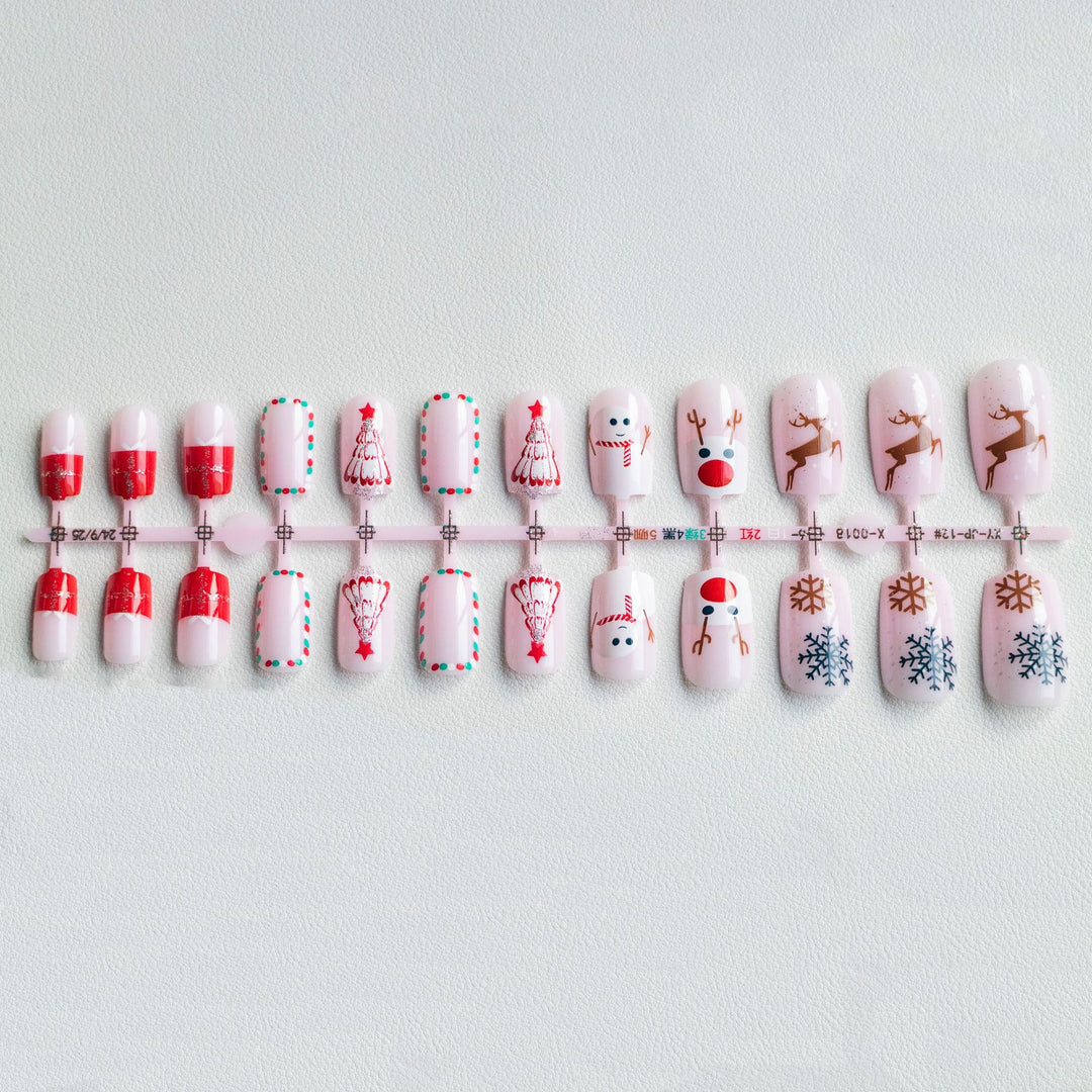 Festliches Feiertags-Nagelkunst-Set