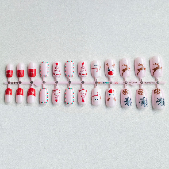Festliches Feiertags-Nagelkunst-Set