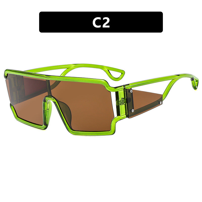 Damen modische Sportsonnenbrille mit futuristischem Design Karnz