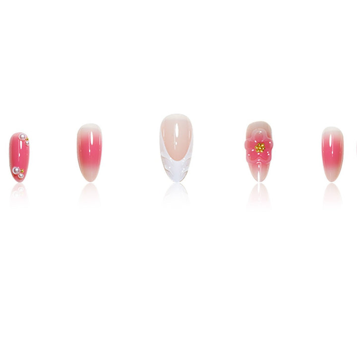 Dekorative Lange Stiletto-Nagelerweiterungen Karnz