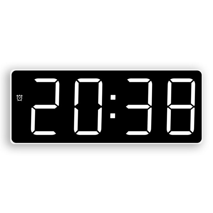 Digitale Wanduhr mit großem LED-Display Karnz