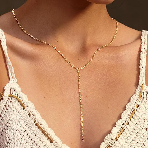 Y-Chain Lariat-Halskette Karnz