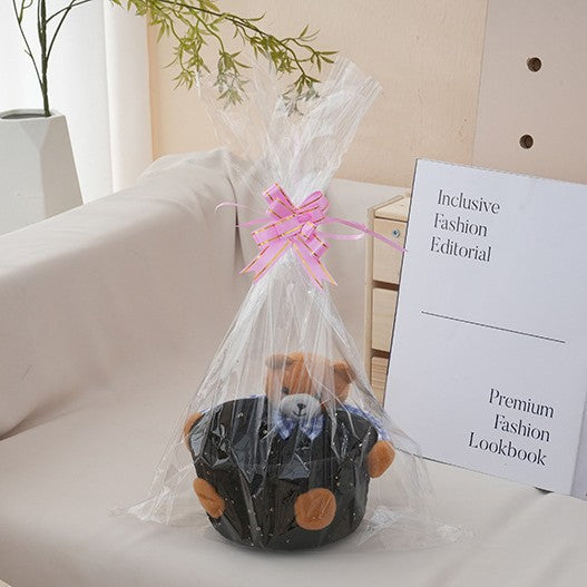 Kuscheliger Aufbewahrungskorb mit Bärenmotiv Karnz