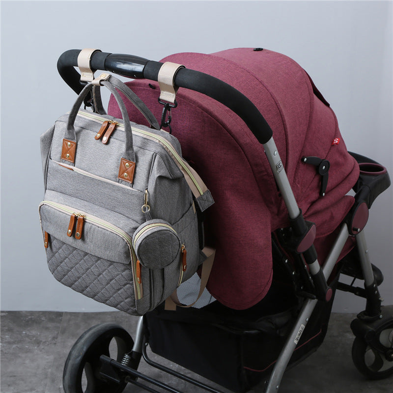 Multi-Funktions-Quilted-Wickelrucksack Karnz