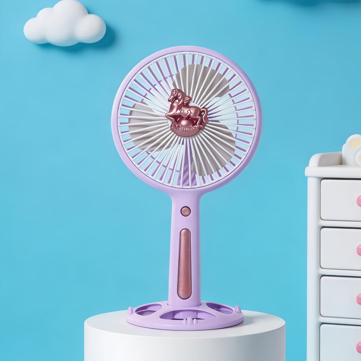 Damen Tragbarer Tischventilator mit kraftvollem Akku und USB-Ladefunktion Karnz