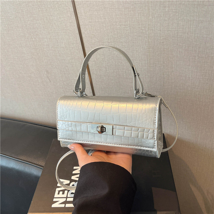 Krokodilmuster Strukturierte Handtasche