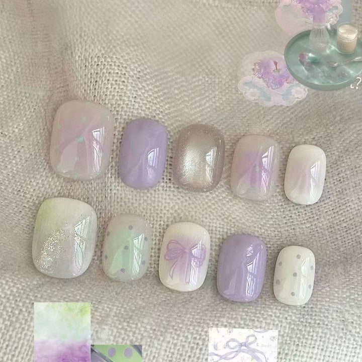 Künstlerisch gestaltetes Nagelset Karnz