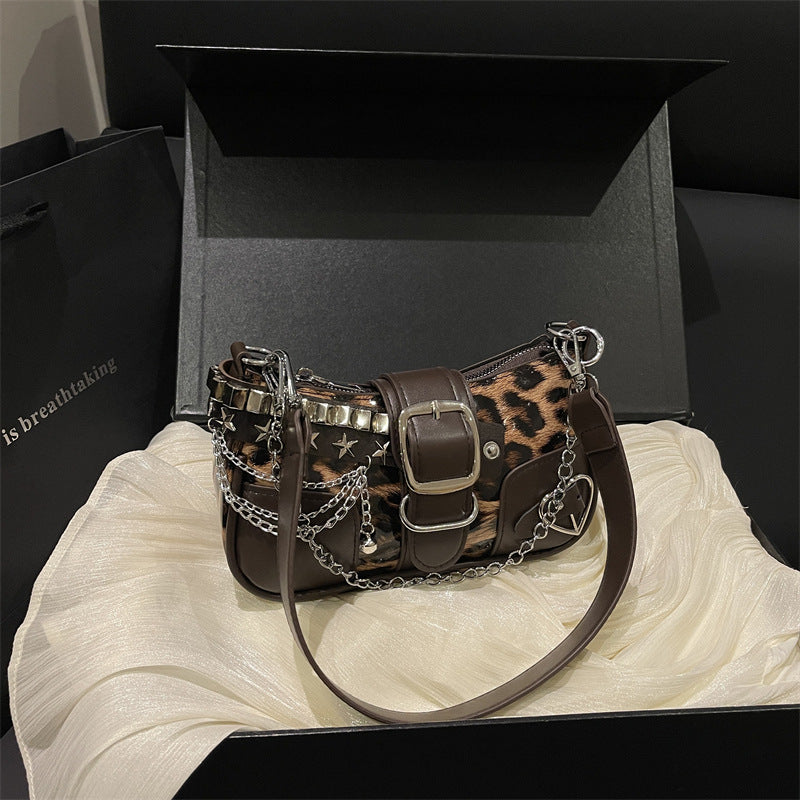 Aufällige Tierdruck Mini-Handtasche