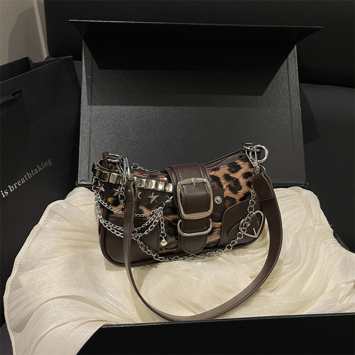 Aufällige Tierdruck Mini-Handtasche