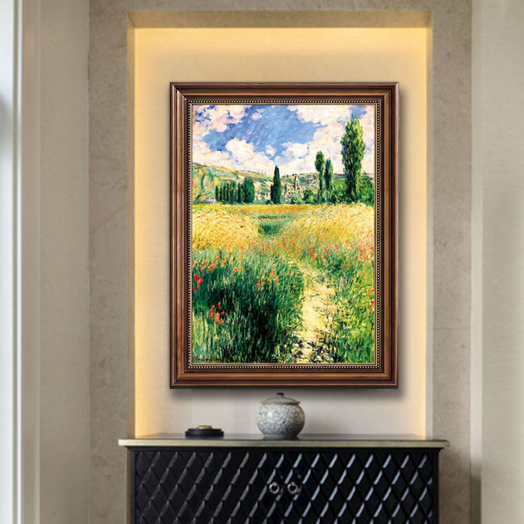 Eingrahmte Impressionistische Landschaft Kunst