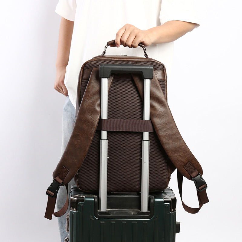 Schlanker strukturierter Rucksack Karnz