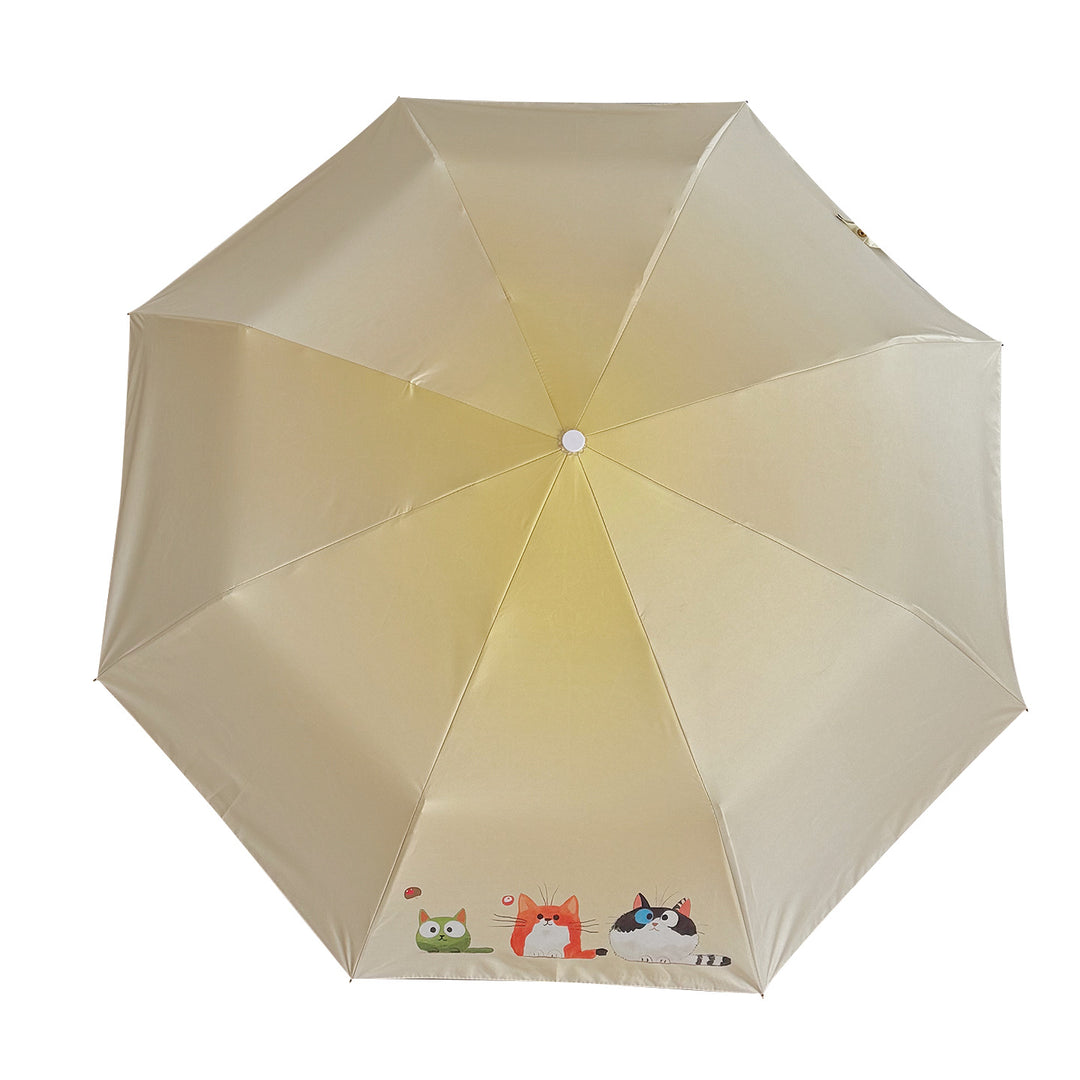 Damen Tragetasche mit integriertem Mini-Regenschirm Karnz