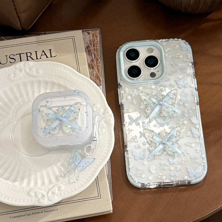Charmante AirPods-Hülle mit Schmetterlingsdesign Karnz