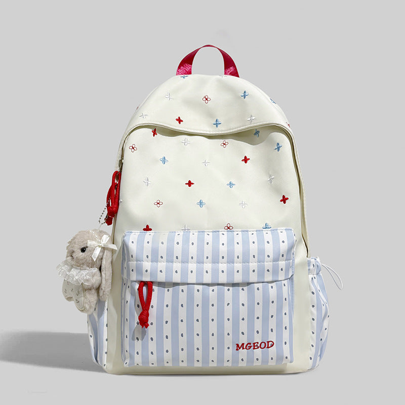 Dekorative Floral Bestickte Rucksack Karnz