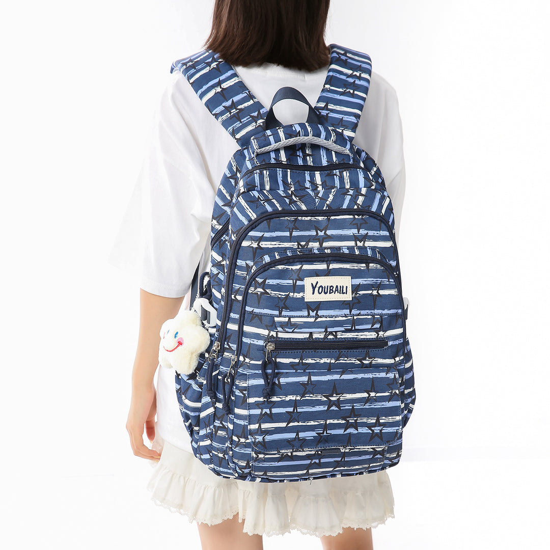 Spaß Schulrucksack mit Sternenmuster Karnz