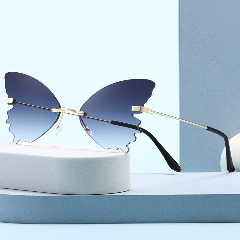 Damen Sonnenbrille im Schmetterlingsdesign mit UV-Schutz Karnz