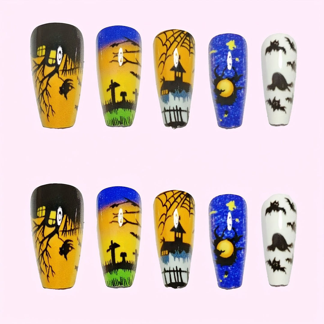 Halloween-Themen Spektakuläres Nagelkunstset