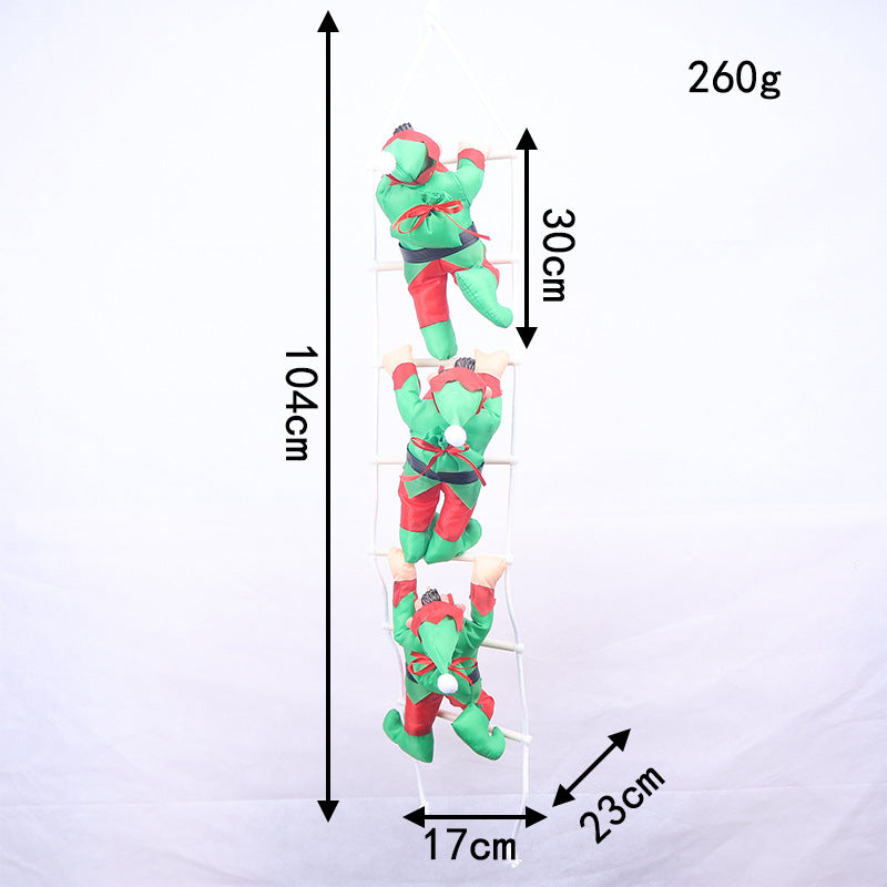 Aufblasbare Weihnachtsmannfiguren Kletterleiter