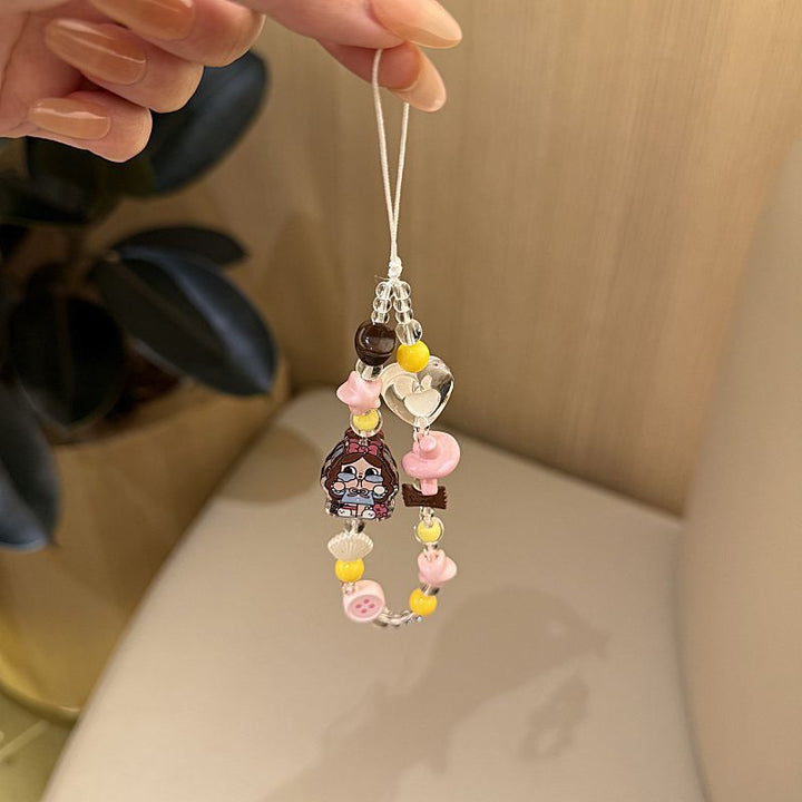 Kreative Themen Charm Perlen Handy Lanyard Karnz