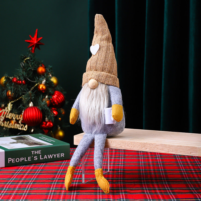 Dekorative Weihnachtsgnom Figur Karnz