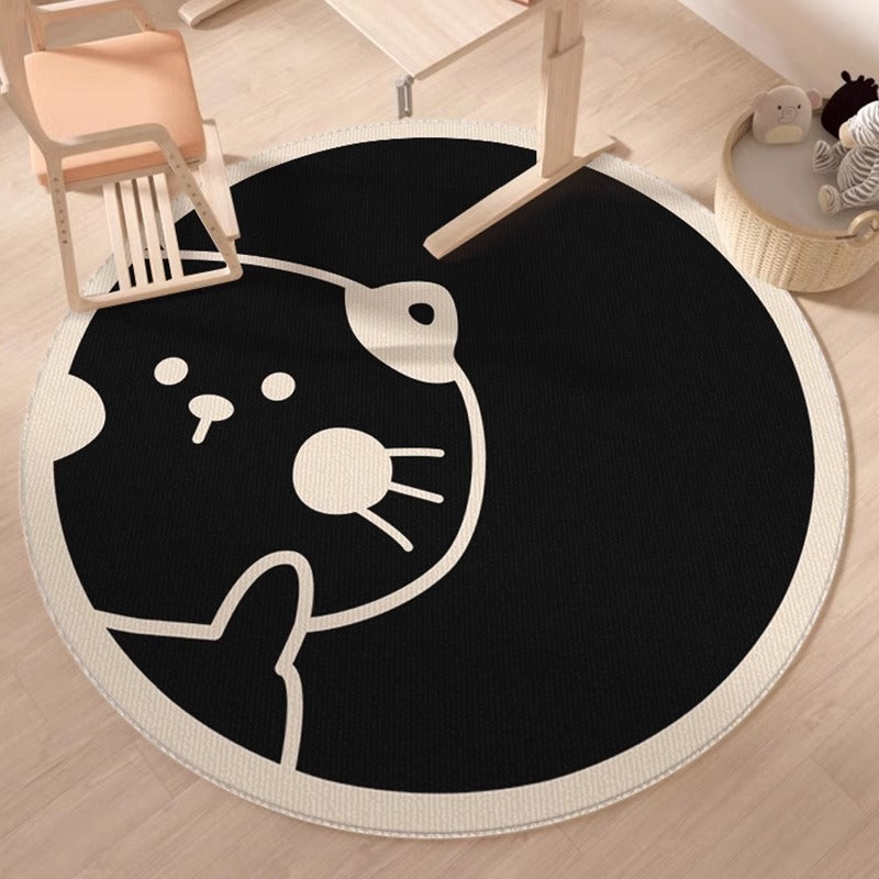 Runder Spielzimmer Teppich