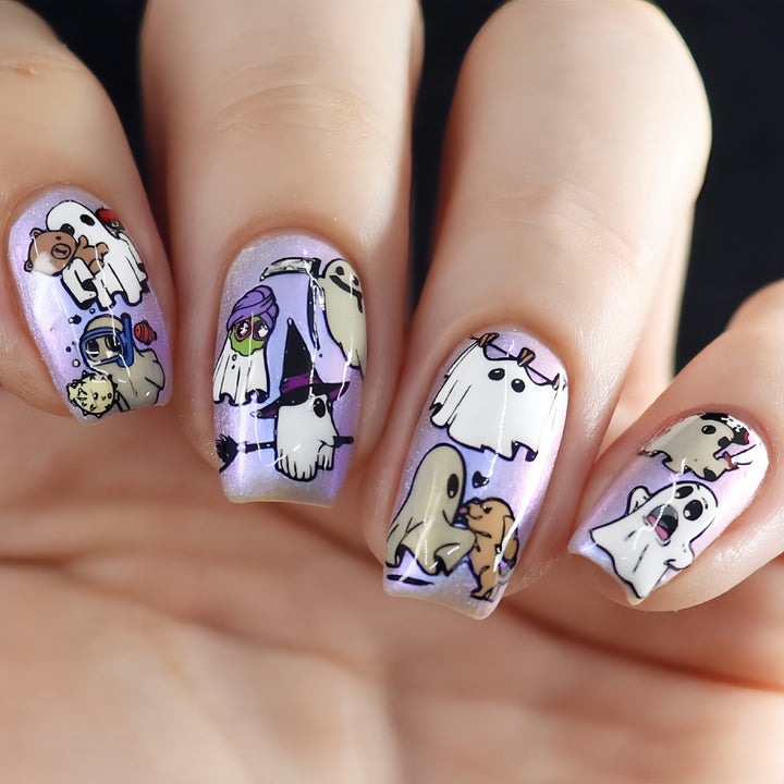 Kreatives Nagelset mit Cartoon-Motiven Karnz
