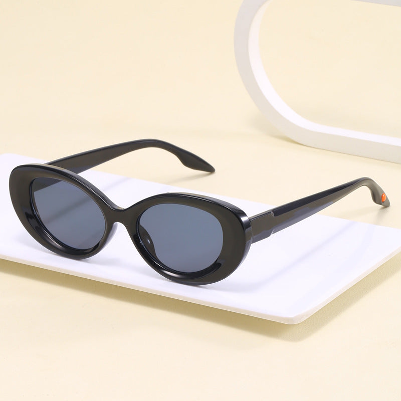 Damen elegante Retro-Sonnenbrille mit UV-Schutz Karnz