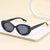 Damen elegante Retro-Sonnenbrille mit UV-Schutz Karnz