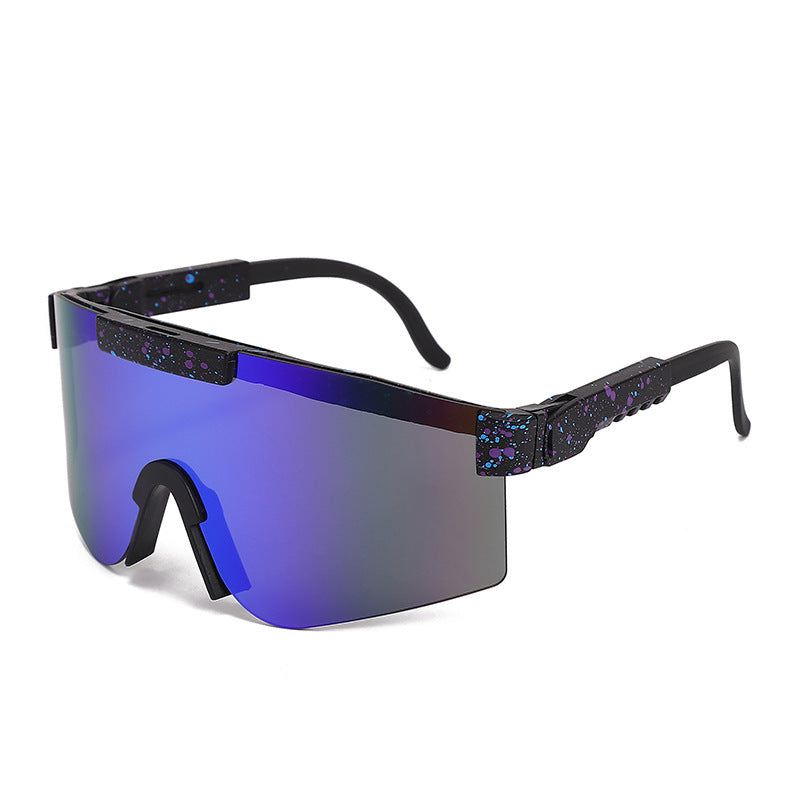 Damen Sportliche Statement-Sonnenbrille im modernen Design Karnz