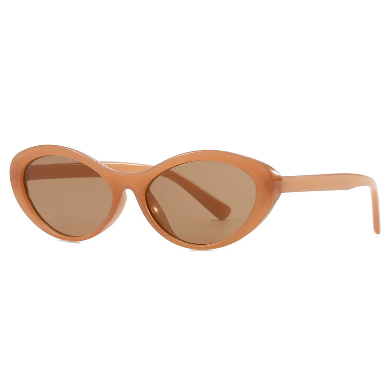 Damen stylische Cat-Eye Sonnenbrille mit sanften Kurven und UV-Schutz Karnz