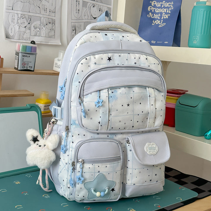 Süßer illustrierter Charakter-Rucksack Karnz