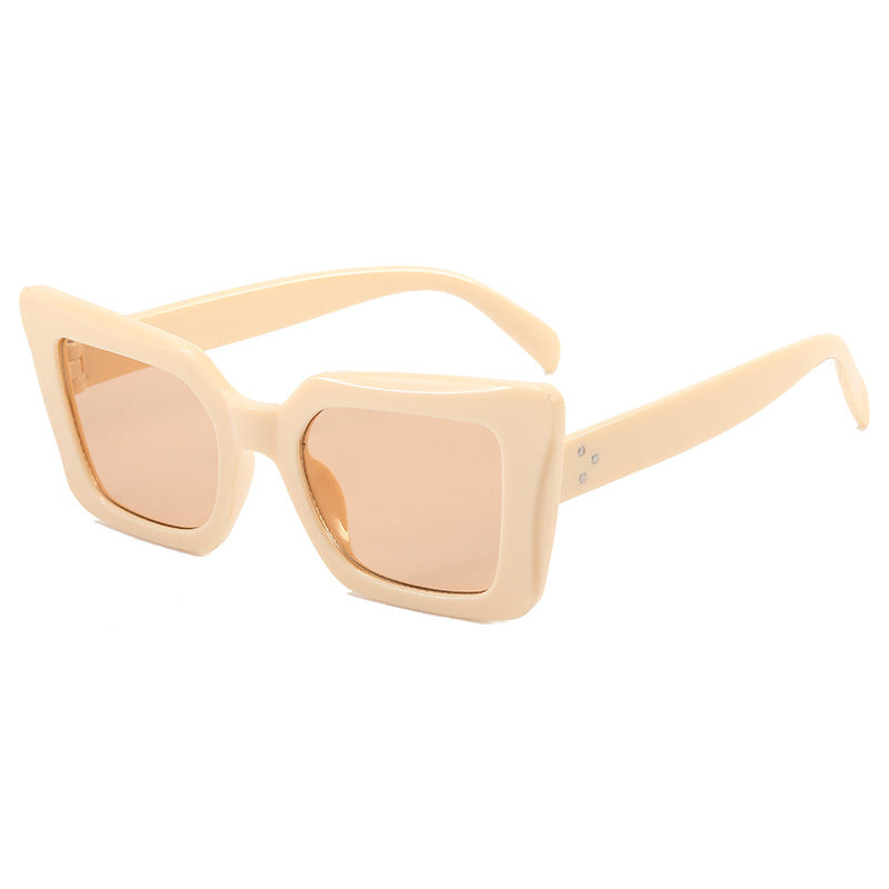 Damen quadratische Sonnenbrille mit minimalistischem Design Karnz