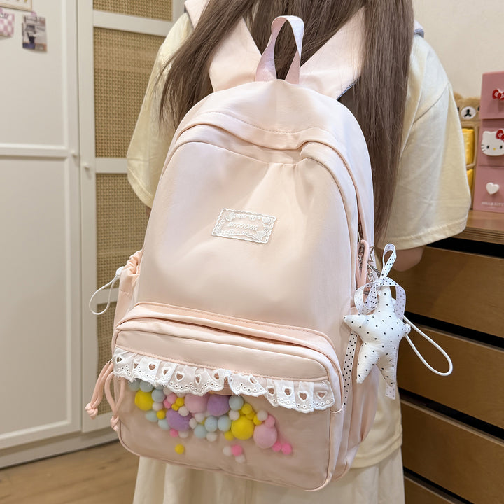 Stylischer Rüsch-Rucksack Karnz