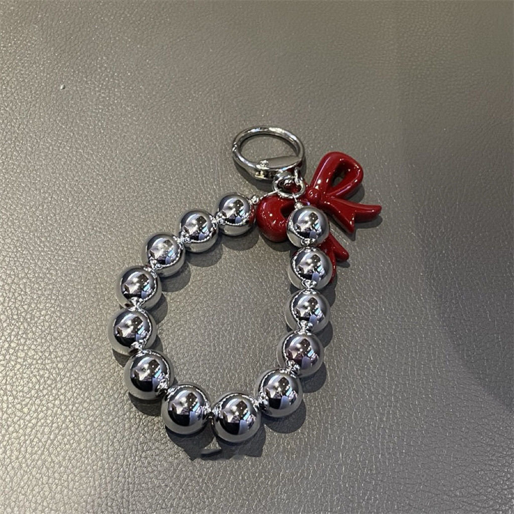 Eleganter Perlen Charm Schlüsselanhänger Karnz