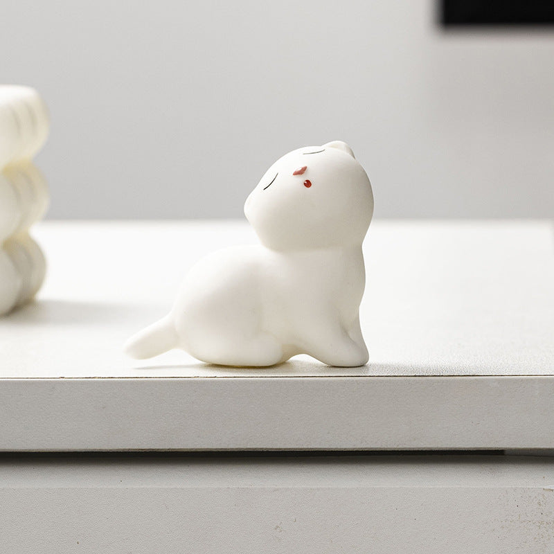 Dekorative Katzenfigur Karnz